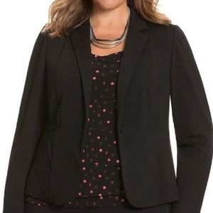 Lane Bryant Size 22 Ponte Knit Stretch Blazer